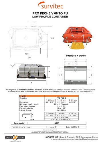 PRO PECHE V 06 TO PU LOW PROFILE CONTAINER