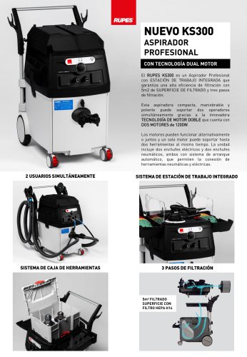 KS300  ASPIRADOR  PROFESIONAL