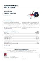 HYCON HCS14 UW CUT-OFF SAW