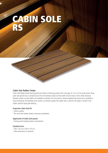 CABIN SOLE RS