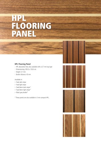 HPL FLOORING PANEL