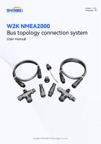W2K NMEA2000 Bus topology connection system