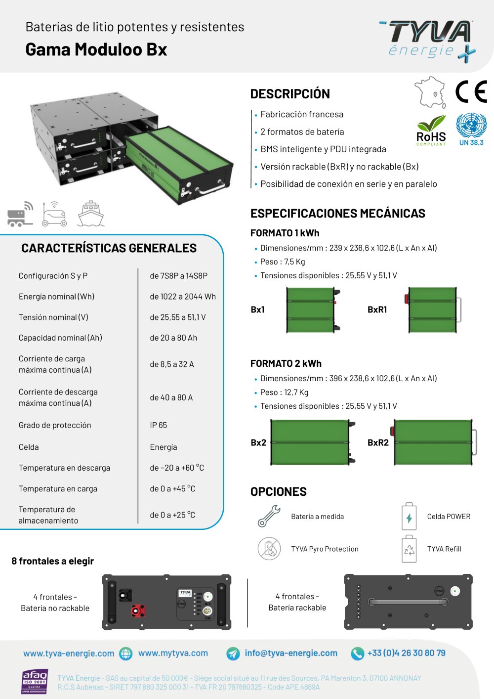 Folleto de la gama Bx - Tyva Energie