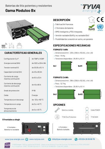 Folleto de la gama Bx