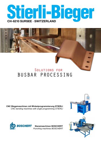 Solutions for BUSBAR PROCESSING