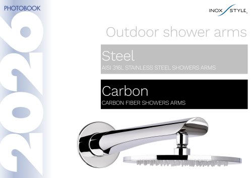Outdoor shower arms 