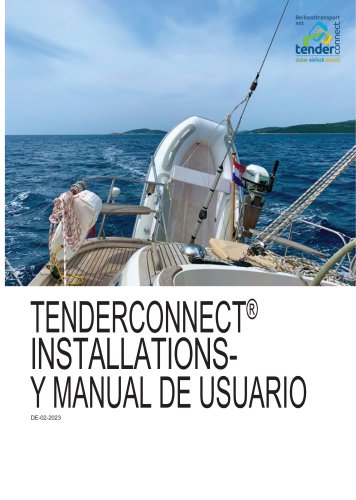TENDERCONNECT&reg; INSTALLATIONS- Y MANUAL DE USUARIO