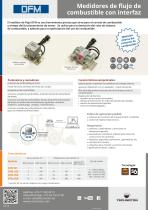 DFM Medidores de flujo de combustible con interfaz - 1