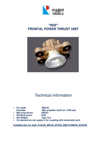 RGF POWER THRUST UNIT