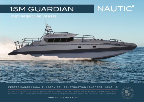 15M GUARDIAN fast response vessel