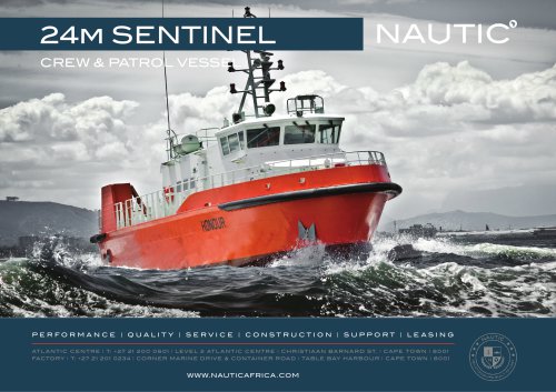 24m SENTINEL CREW & PATROL VESSEL