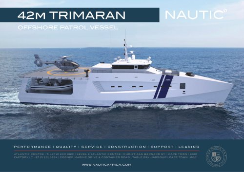 42m TRIMARAN OFFSHORE PATROL VESSEL