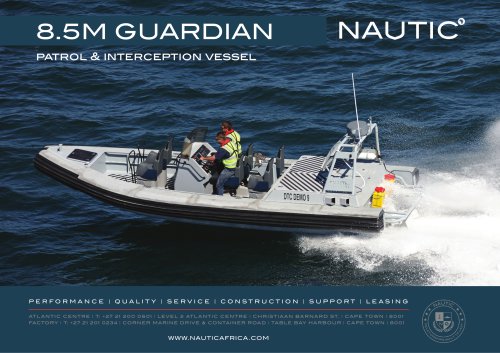 8.5M GUARDIAN patrol & interception vessel