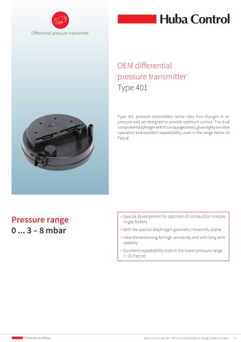 OEM differential pressure transmitter